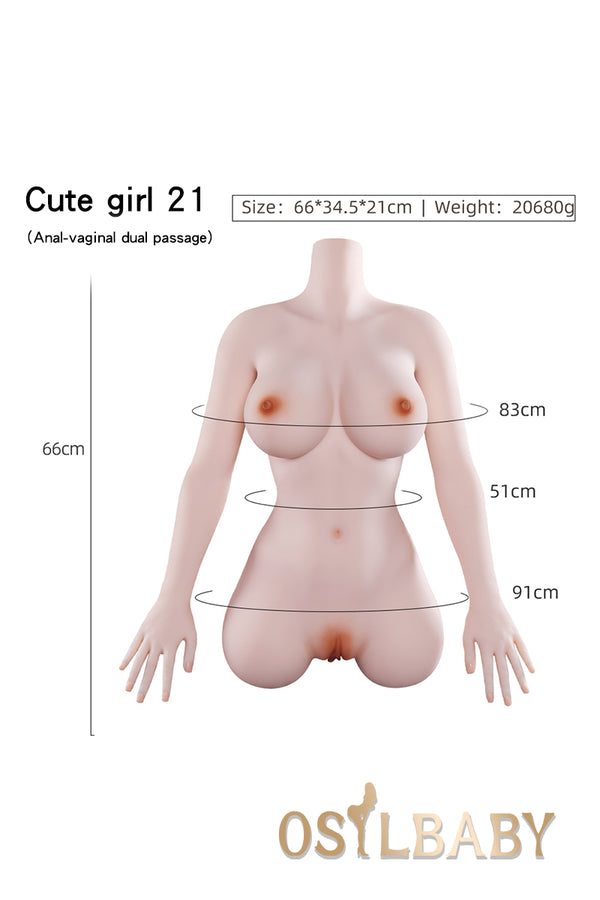 Silicone Sex Doll half Torso – In Stock,Jiaowa