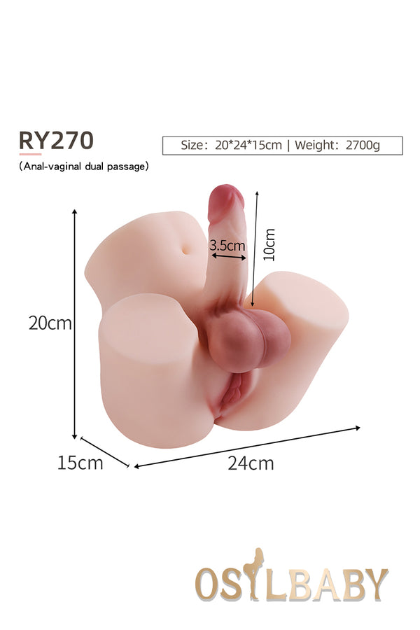 20cm (7.87”) TPE Ass Toy  , In Stock，RY270