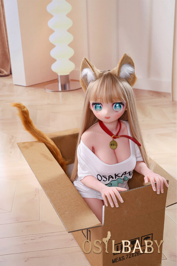 Yuna Paws - 110CM Blonde Cat Girl Anime TPE Love Doll
