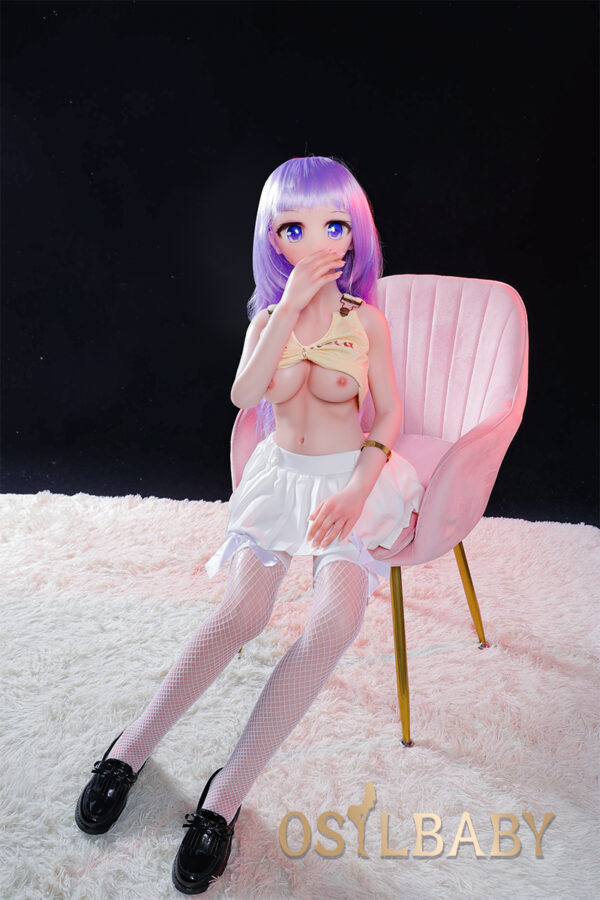Lila Violet - 100CM Purple Anime Girl Silicone Love Doll