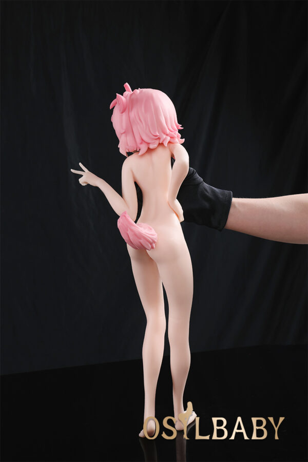 狗娘 (14) Mimi Inu - 2.1kg Pink Dog Girl Anime Platinum Silicone Doll