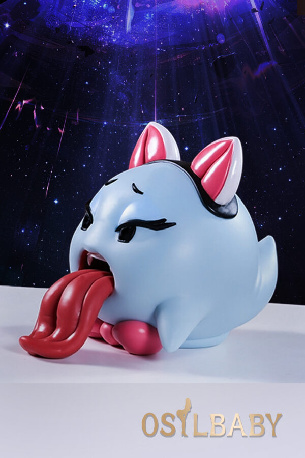Lahla – 3.5kg Naughty Blue Monster with Dual Channels Platinum Silicone Doll