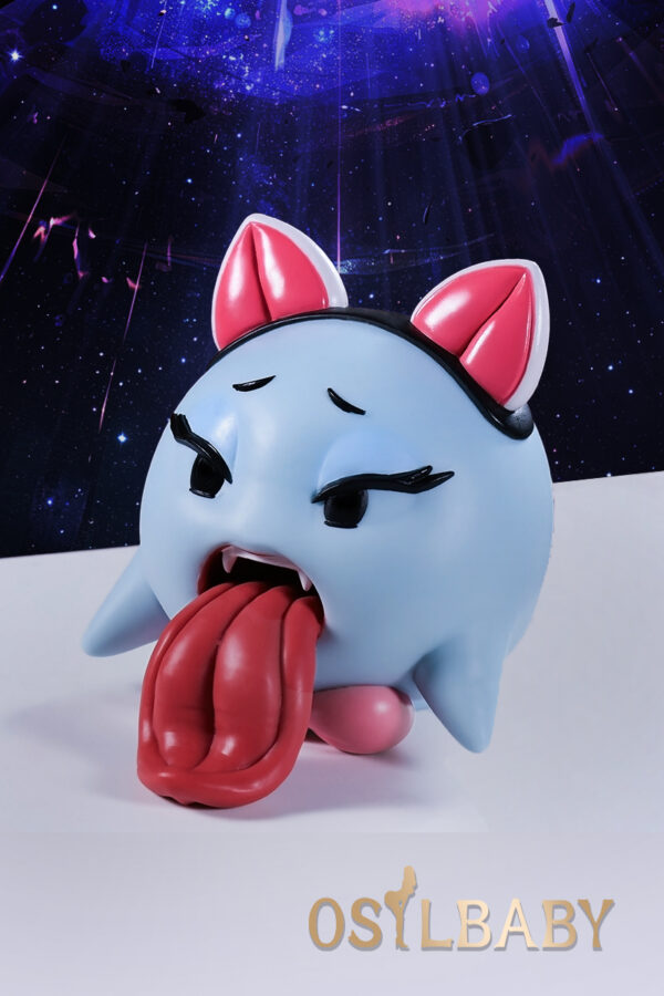 Lahla – 3.5kg Naughty Blue Monster with Dual Channels Platinum Silicone Doll