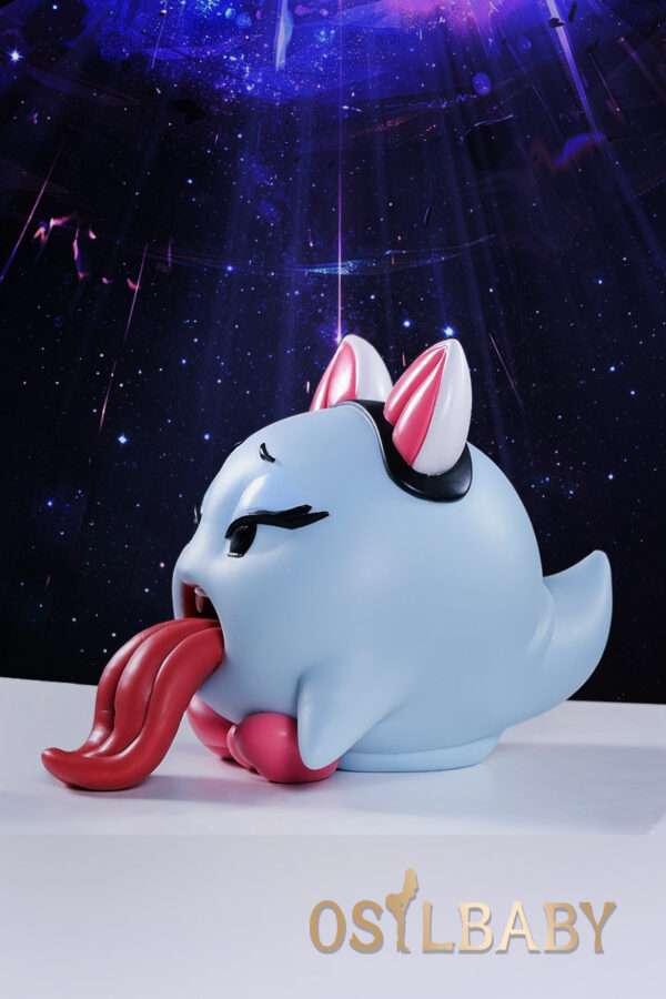 Lahla – 3.5kg Naughty Blue Monster with Dual Channels Platinum Silicone Doll