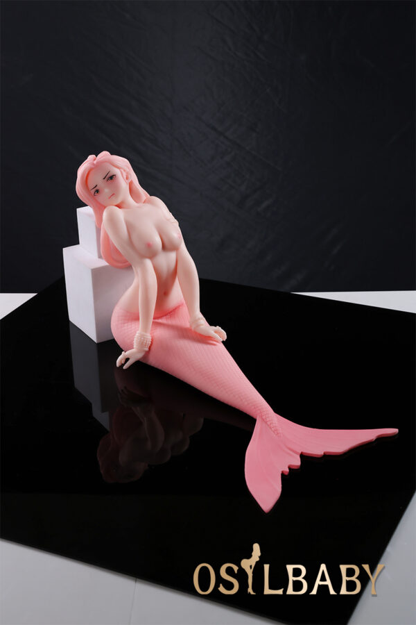 Lumina – 1.7kg Seductive Pink-Tailed Mermaid Platinum Silicone Doll