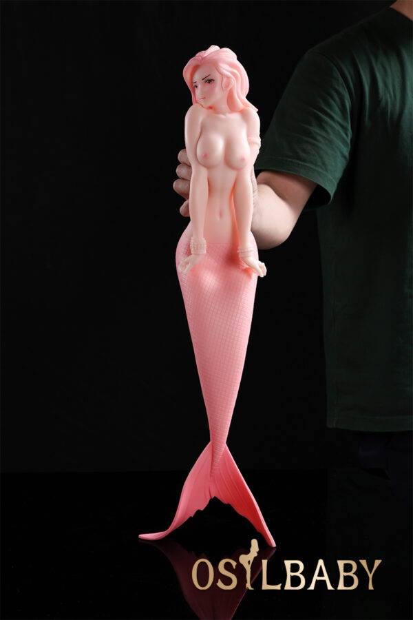 Lumina – 1.7kg Seductive Pink-Tailed Mermaid Platinum Silicone Doll